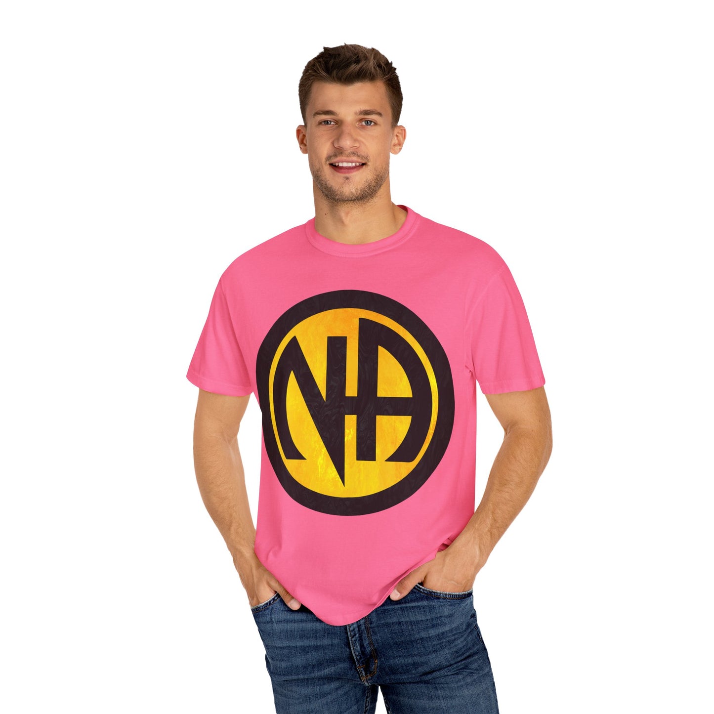 Narcotics Anonymous NA Logo – Yellow & Black Recovery Symbol Art T-Shirt, Recovery T-Shirt