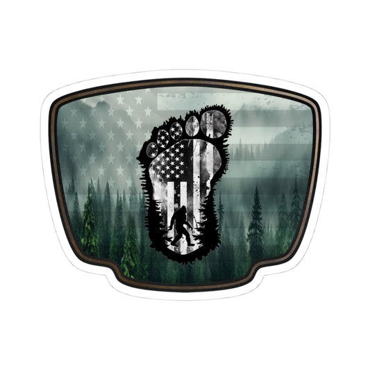 BigFoot Patriot kiss-cut stickers