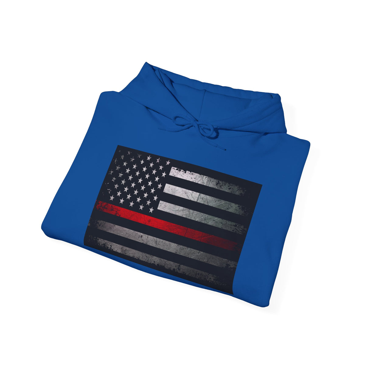 Firefighter Thin Red Line American Flag Hoodie, Fireman Gift, Firefighter Apparel, Thin Red Line Sweatshirt, Firefighter