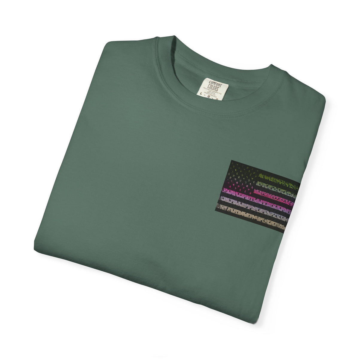 Trout Life T-Shirt — Fishing Graphic Tee with Trout & American Flag
