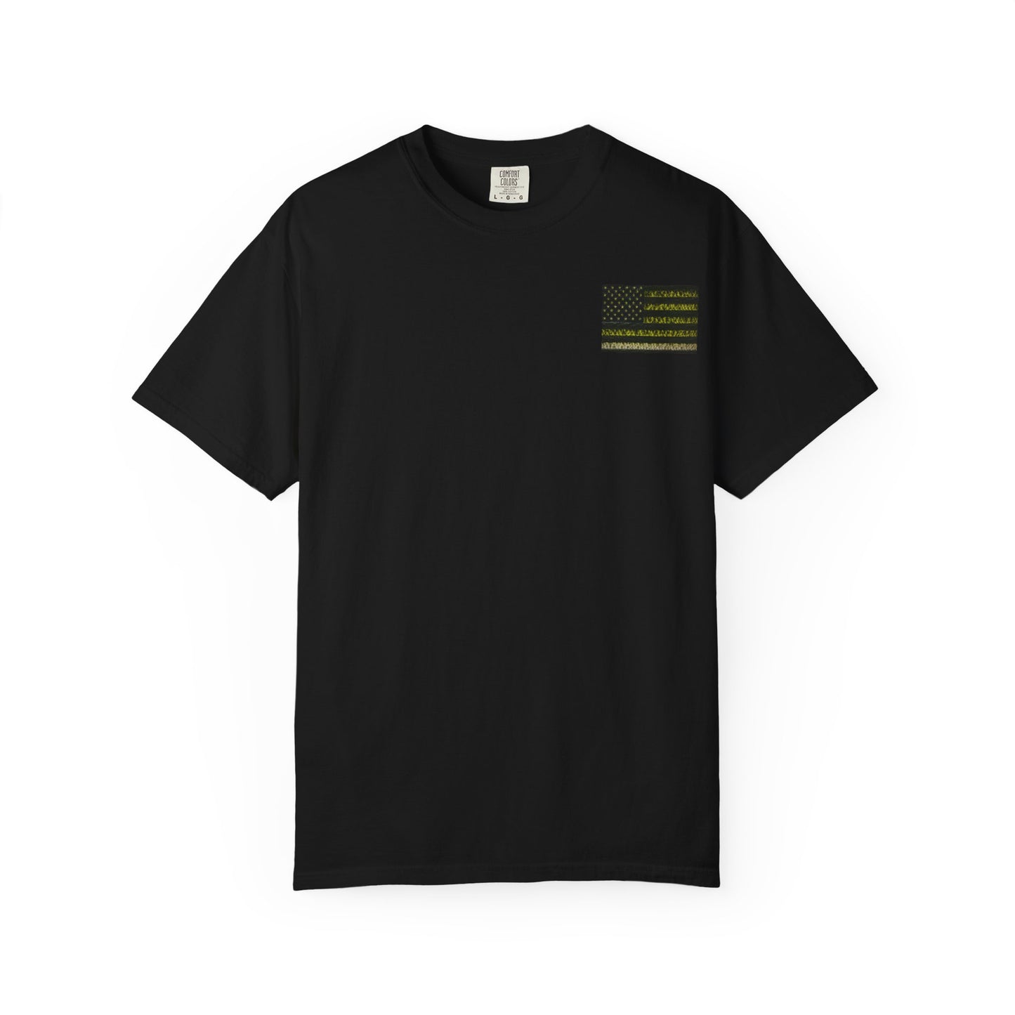 Bass Life T-Shirt — Retro American Flag Bass Fishing Tee