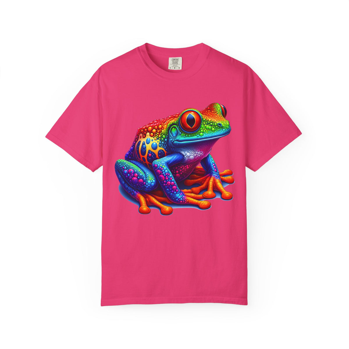 Frog T-Shirt | Unisex Garment-Dyed Tee for Nature Lovers, Eco-Friendly Gift, Birthday, Summer Vibe, Outdoor Adventure