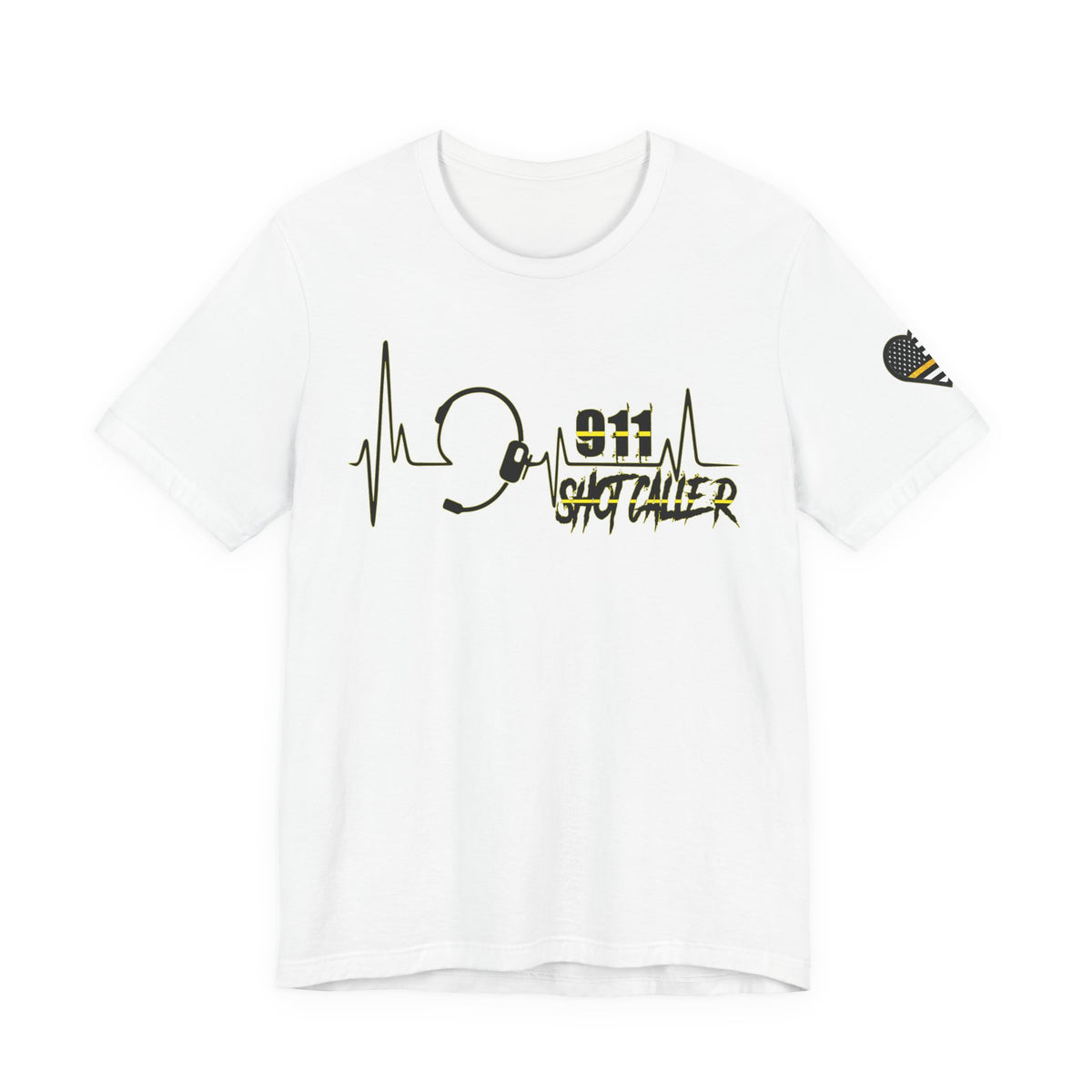 Shot Caller Sugarskull Tee, Dispatcher T-Shirt, 911 Operator Shirt, Unisex Jersey Tee, Short Sleeve Top