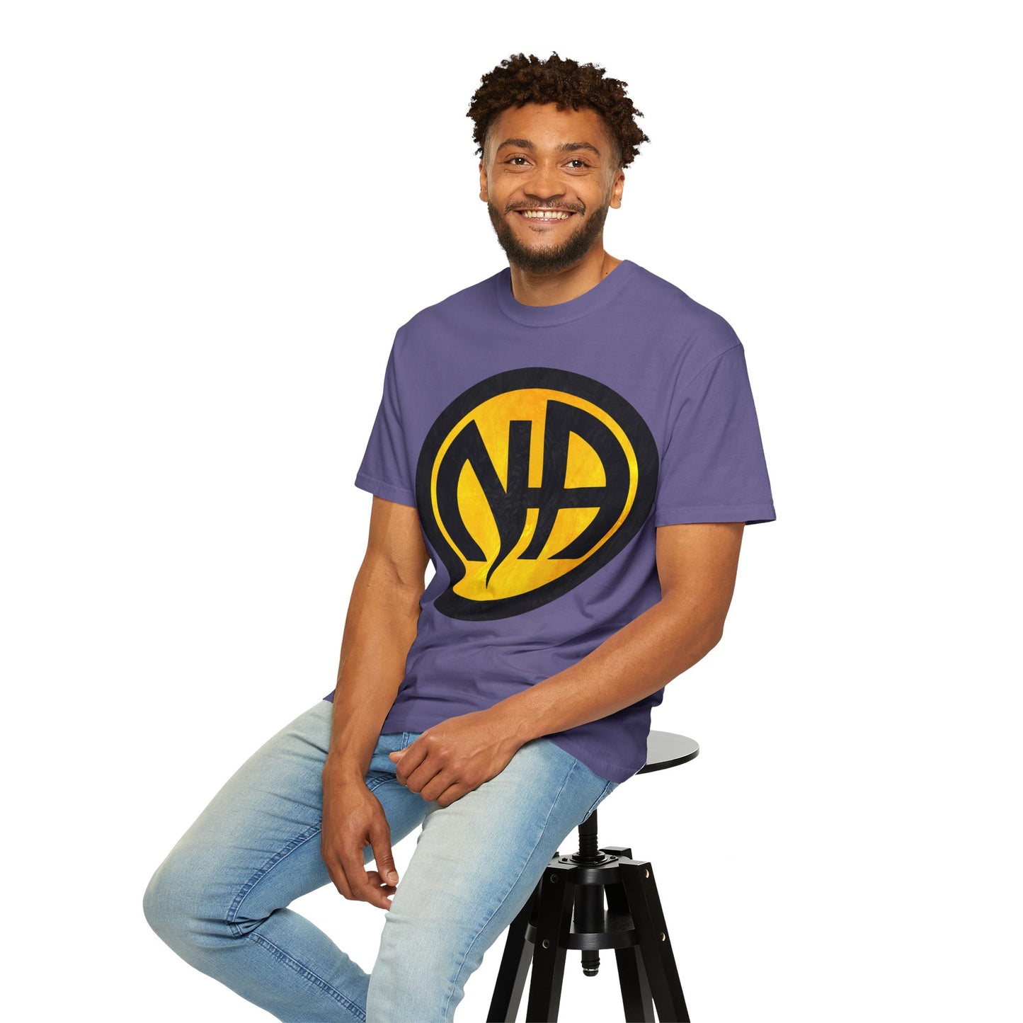 Narcotics Anonymous NA Logo – Yellow & Black Recovery Symbol Art T-Shirt, Recovery T-Shirt