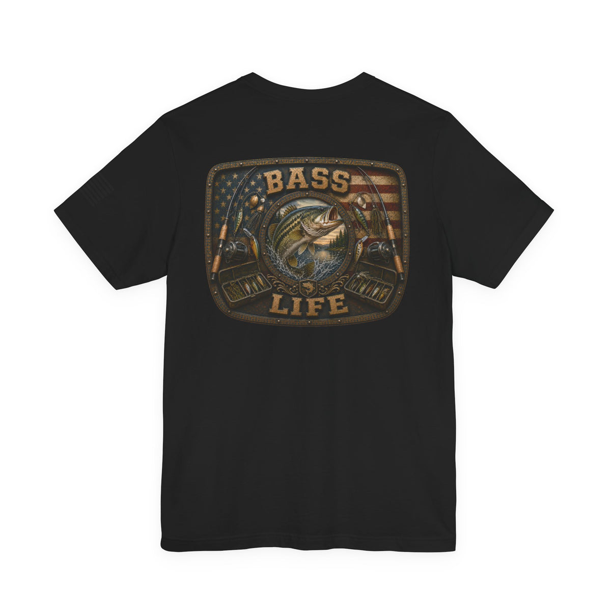 Bass Life Largemouth Bass Fishing T-Shirt – WRAEVN OUTDOORS Angler Tee