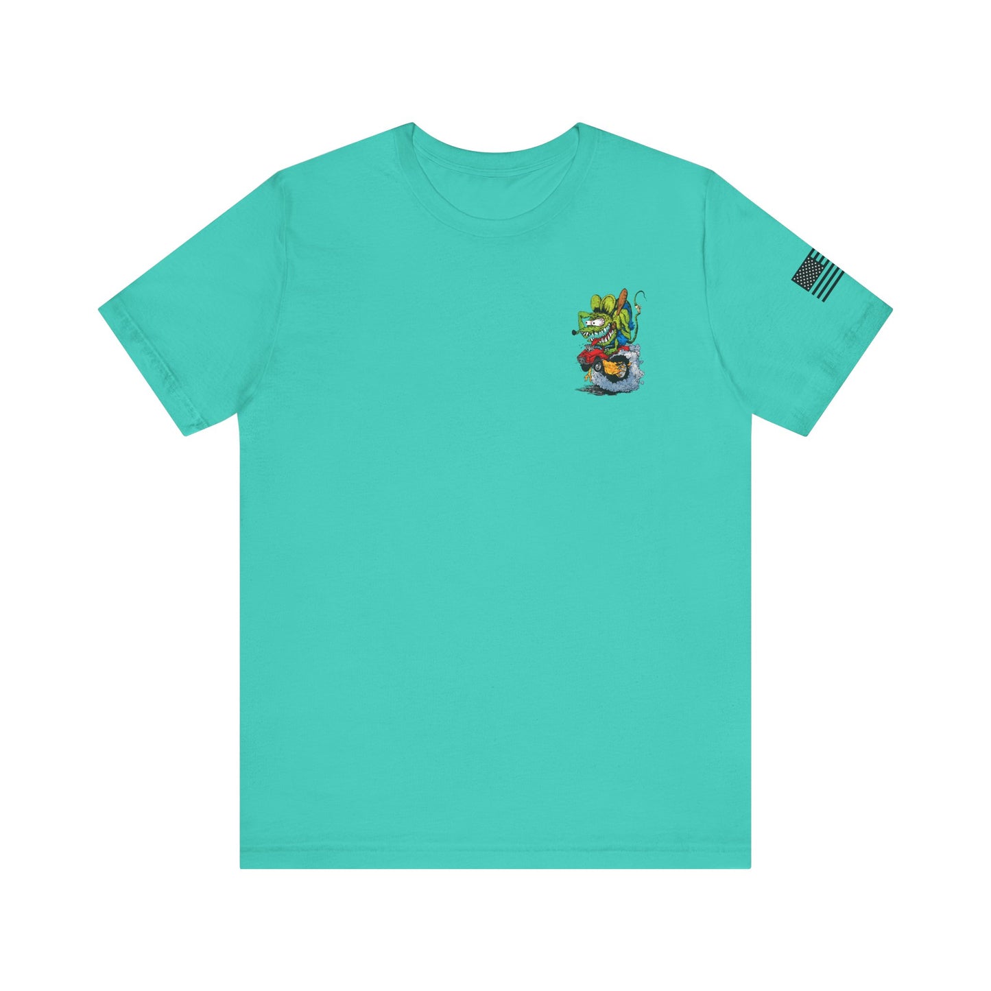 Rat Fink Monster Hot Rod Burnout – Wild Cartoon Drag Racer Tee