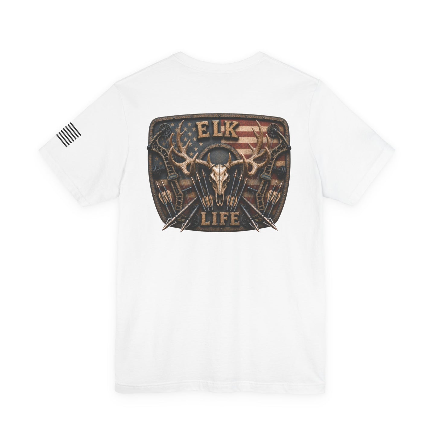 Elk Life American Archery Hunting T-Shirt – WRAEVN OUTDOORS Bowhunter Tee
