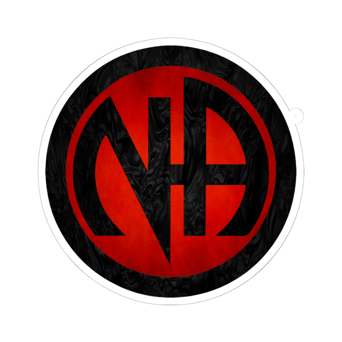 Red Narcotics Anonymous Symbol Sticker – Bold Recovery Support ArtKiss-Cut Stickers