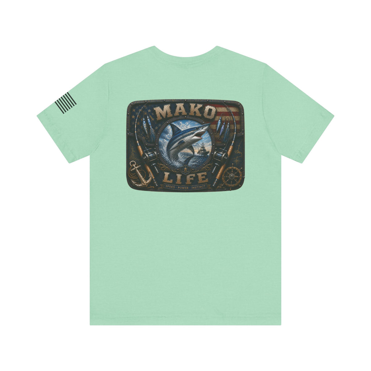Mako Life Shark Fishing T-Shirt – WRAEVN OUTDOORS Offshore Angler Tee