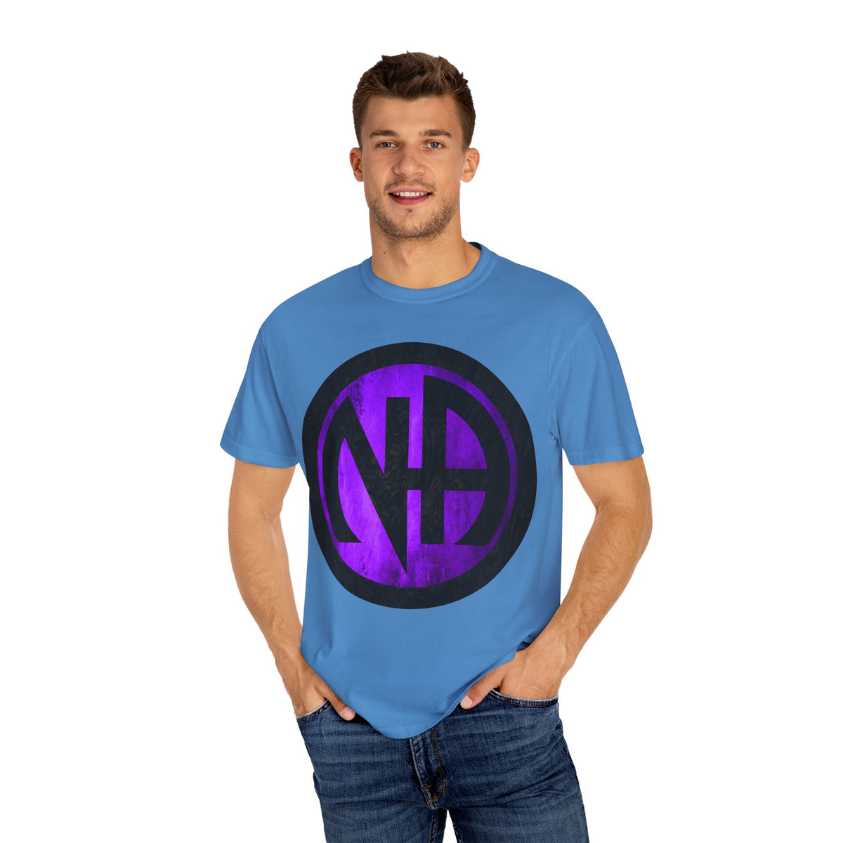 Narcotics Anonymous NA Logo – Purple & Black Recovery Symbol Art T-Shirt, Recovery T-Shirt
