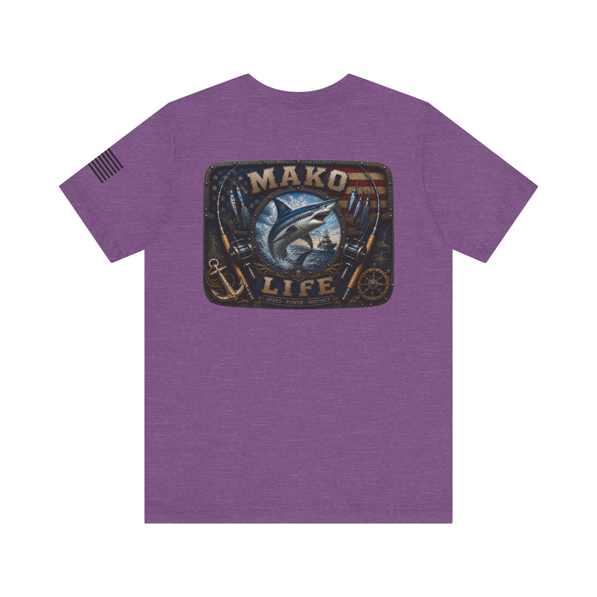 Mako Life Shark Fishing T-Shirt – WRAEVN OUTDOORS Offshore Angler Tee