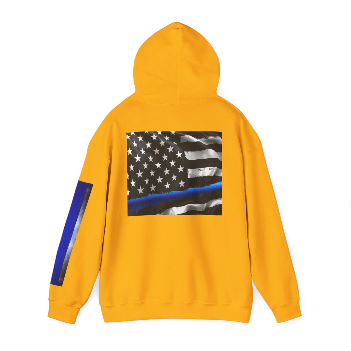 Spartan Hoodie, Thin Blue Line, American Flag, Patriotic Hoodie, Police Officer Gift, Law Enforcement Apparel