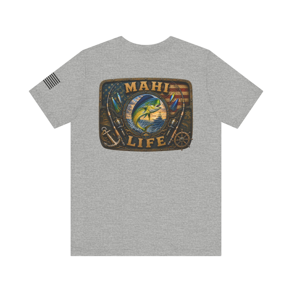 Mahi Life Mahi Mahi Fishing T-Shirt – WRAEVN OUTDOORS Offshore Angler Tee