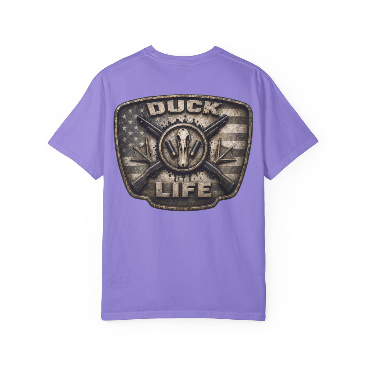 Duck Life Graphic T-Shirt — Vintage Buckle Back, Outdoor Hunting Tee
