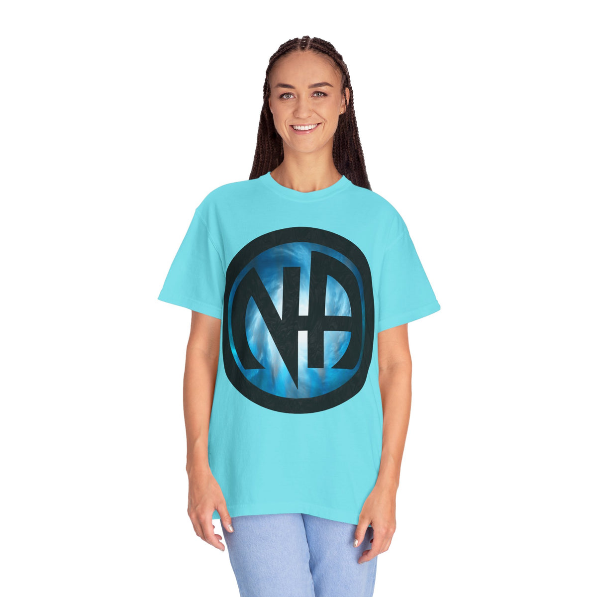 Narcotics Anonymous NA Logo – Cloud & Black Recovery Symbol Art T-Shirt, Recovery T-Shirt
