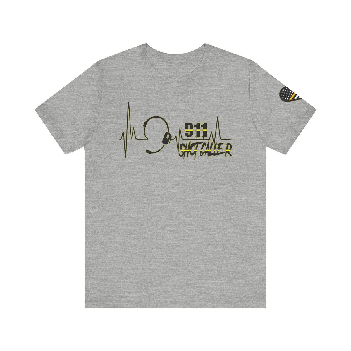 Shot Caller Sugarskull Tee, Dispatcher T-Shirt, 911 Operator Shirt, Unisex Jersey Tee, Short Sleeve Top