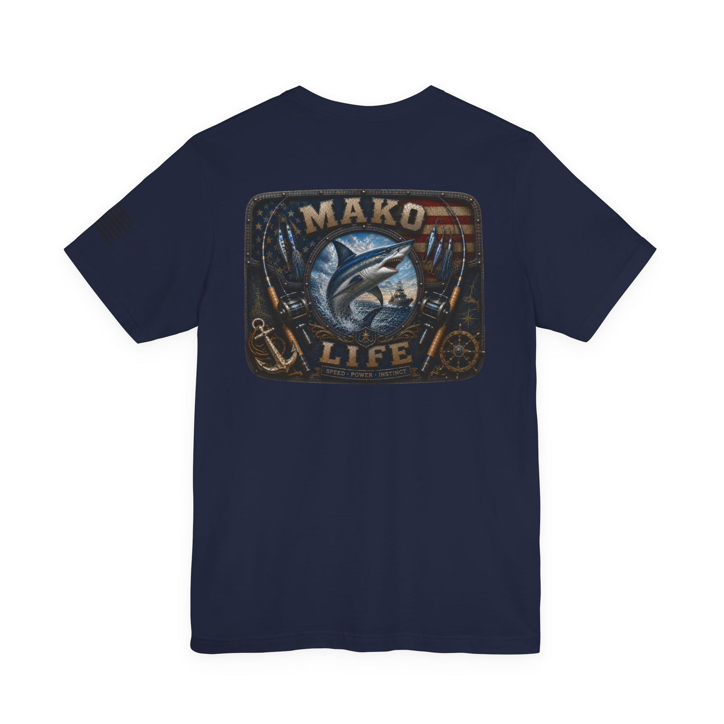 Mako Life Shark Fishing T-Shirt – WRAEVN OUTDOORS Offshore Angler Tee