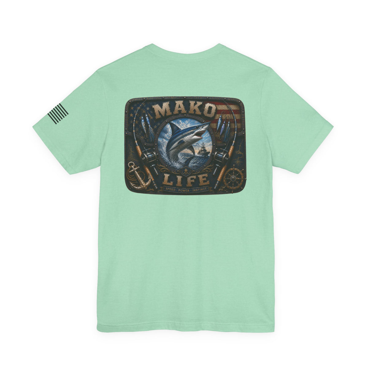 Mako Life Shark Fishing T-Shirt – WRAEVN OUTDOORS Offshore Angler Tee