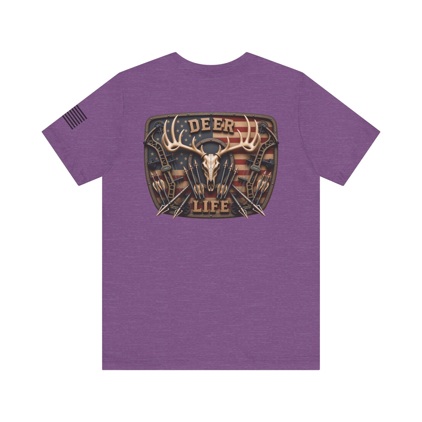 Deer Life American Bowhunting T-Shirt – WRAEVN OUTDOORS Whitetail Hunter Tee