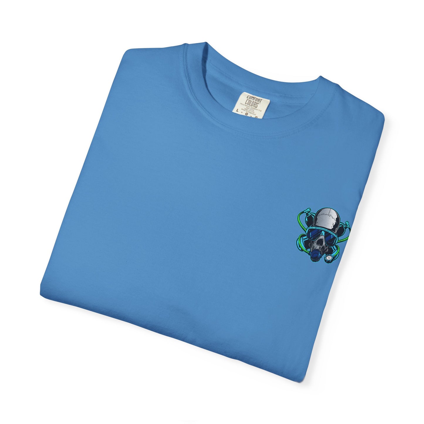 Scuba Skull Unisex T-shirt, Dive Flag Tee, Diving Shirt, Ocean Lover Gift, Beach Wear