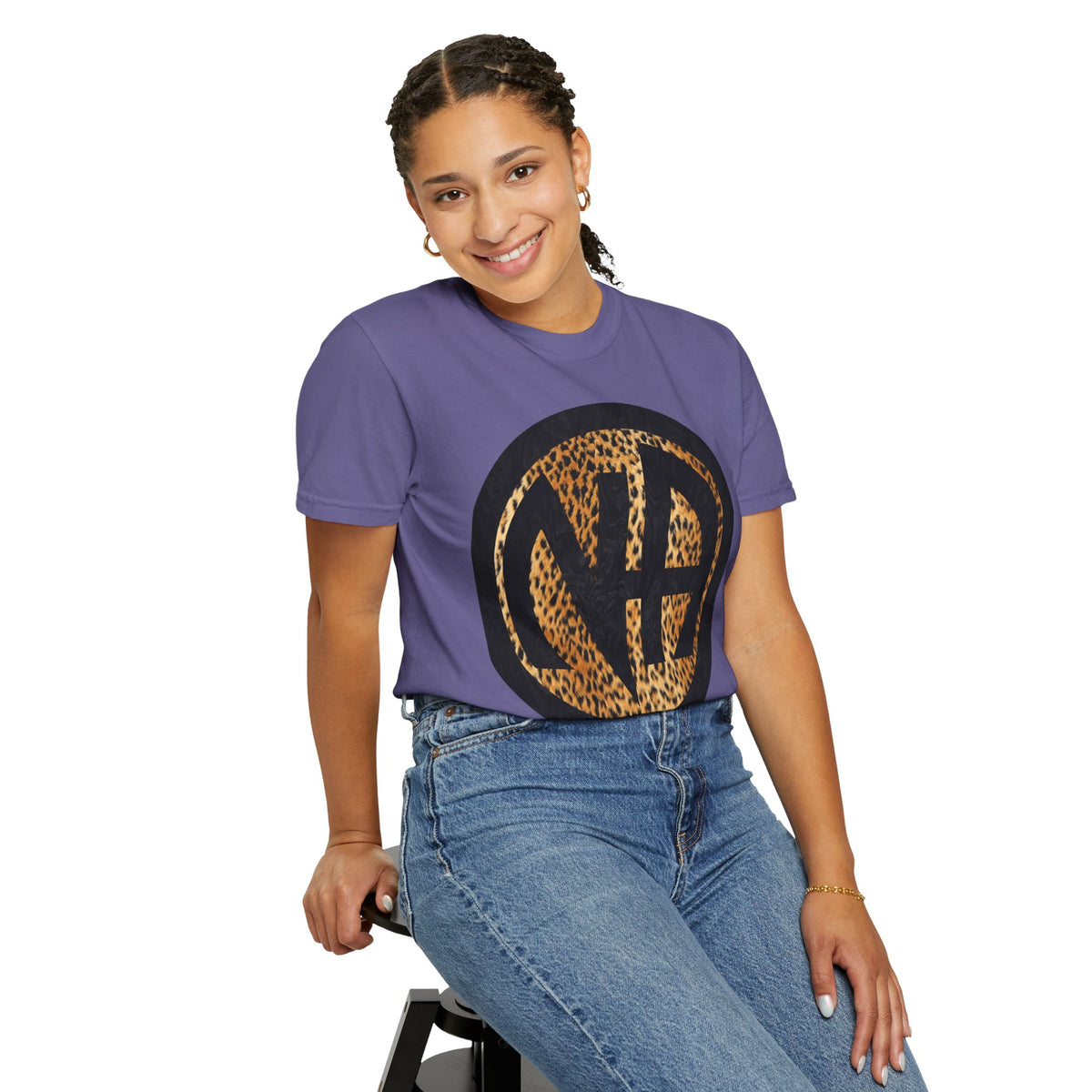 Narcotics Anonymous NA Logo – Leopard Print Recovery Symbol Art T-Shirt, Recovery T-Shirt