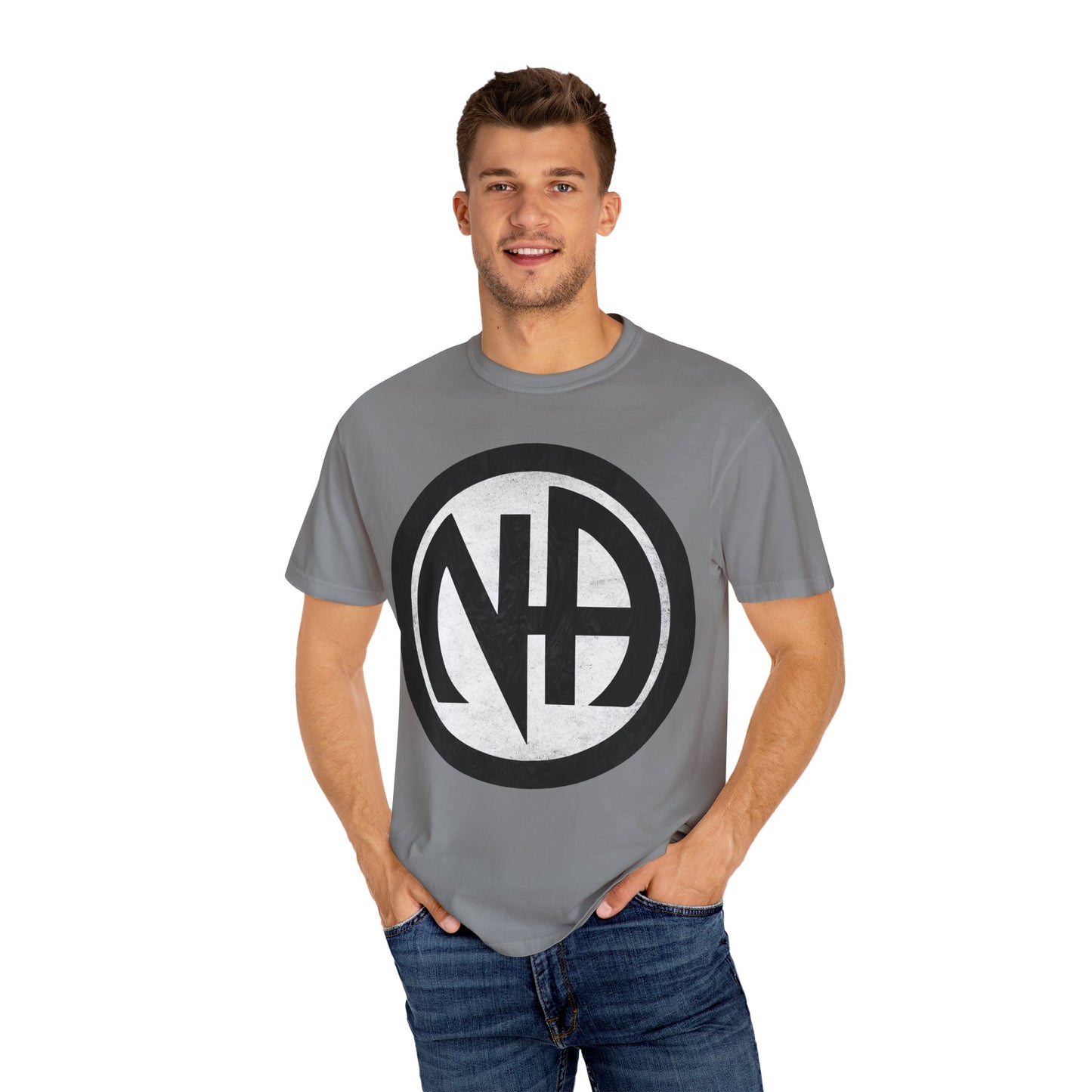 Narcotics Anonymous NA Logo – White & Black Recovery Symbol Art T-Shirt, Recovery T-Shirt