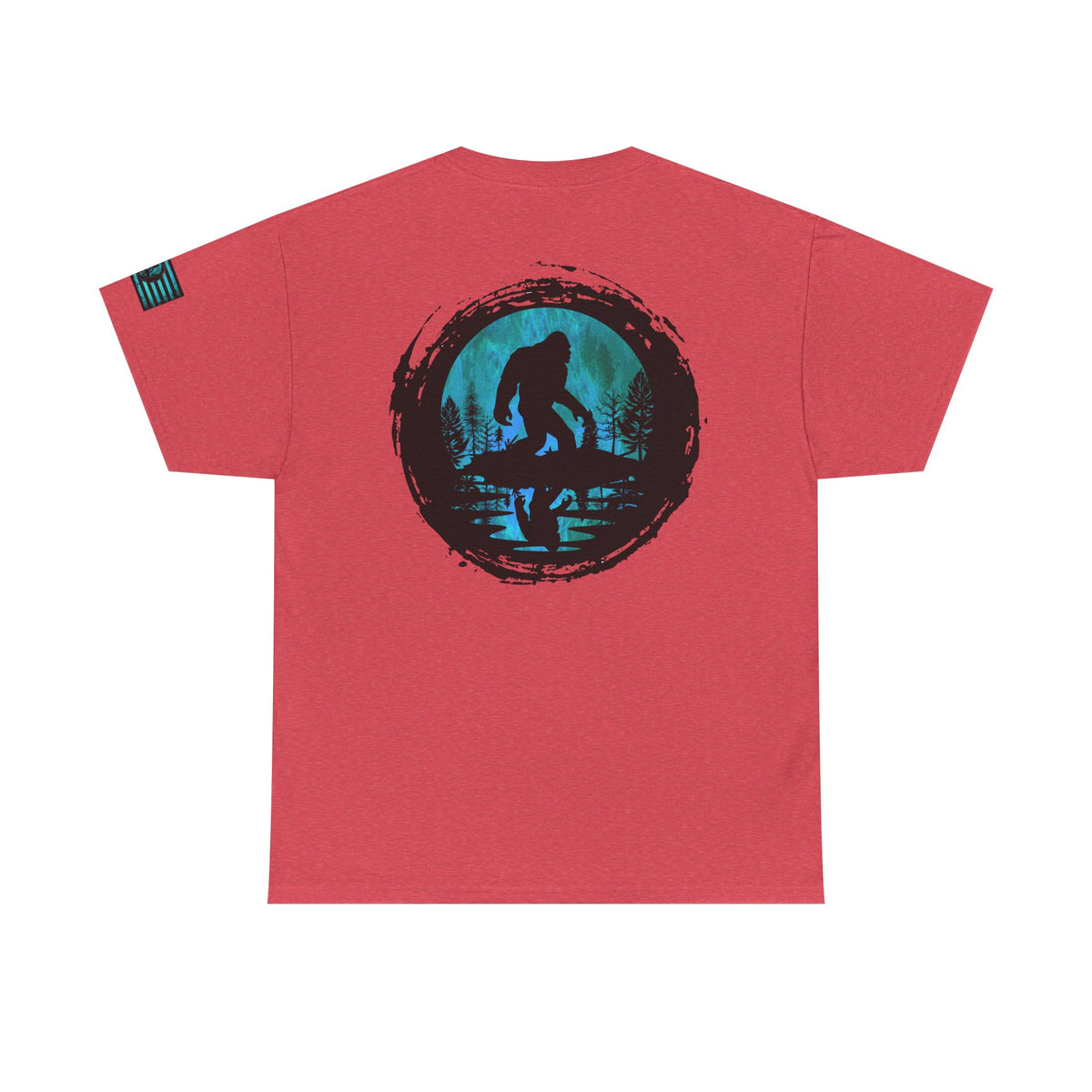 Bigfoot Adventure Unisex Heavy Cotton Tee – Perfect for Outdoorsy Souls, Nature Lovers, Hiking, Camping, Gifts