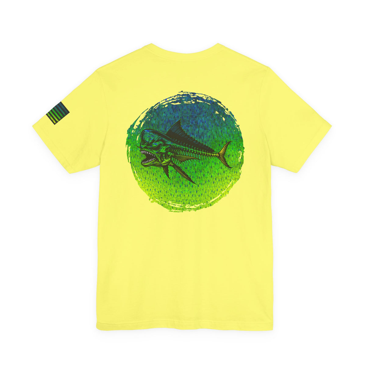 The Mahi Mahi Grunge Tee, Patriotic USA Shirt, Vintage American Flag