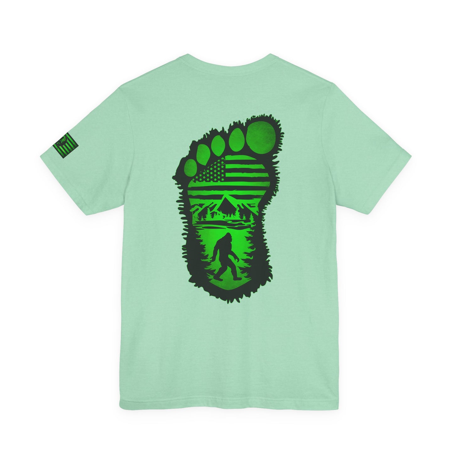 Bigfoot Adventure Tee, Unisex Graphic Tee, Nature Lovers Shirt, Hiking Outfit, Outdoor Exploration Clothing