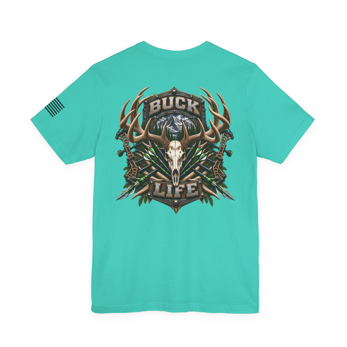 Buck Life Deer Hunting T-Shirt – WRAEVN OUTDOORS Whitetail Hunter Tee