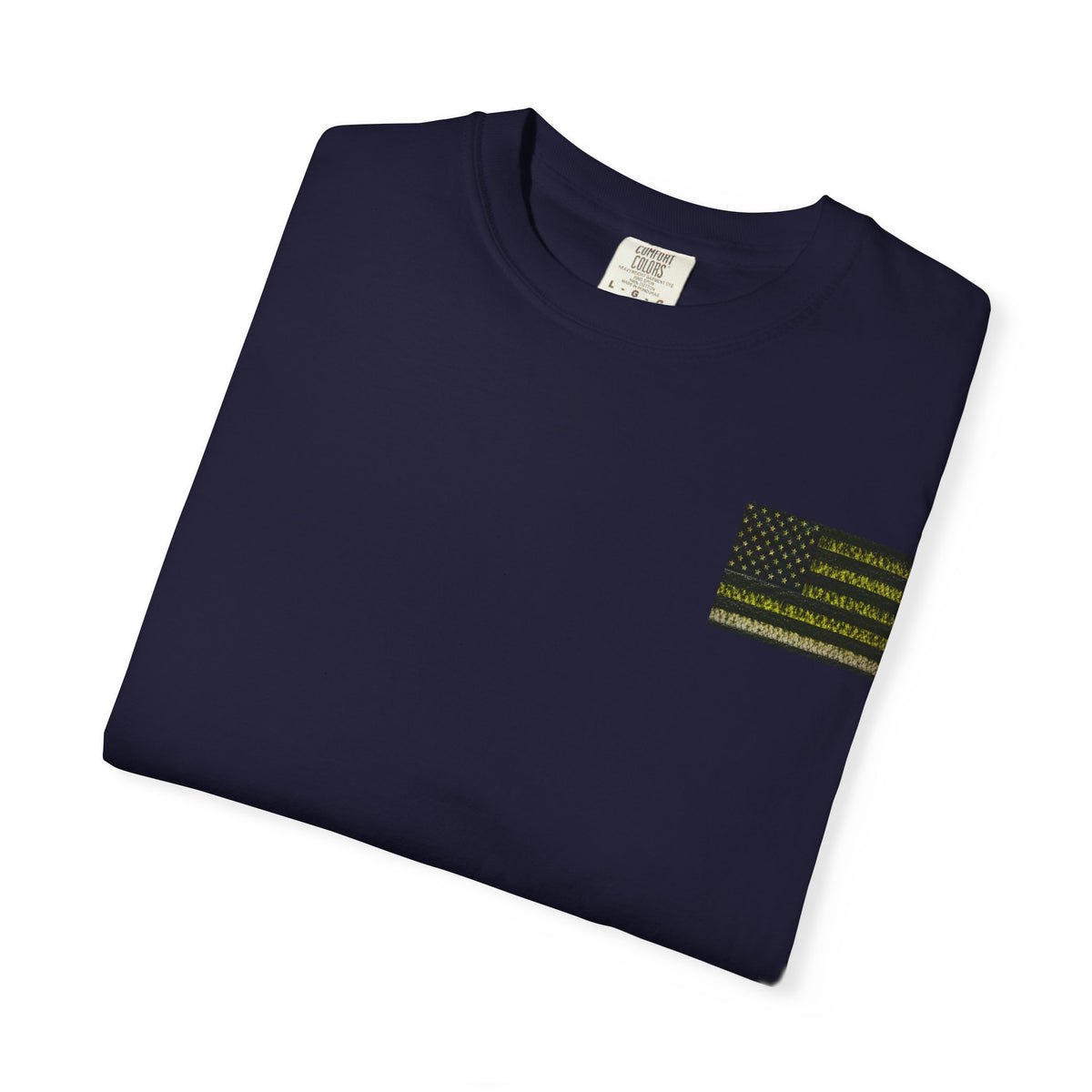 Bass Life T-Shirt — Retro American Flag Bass Fishing Tee
