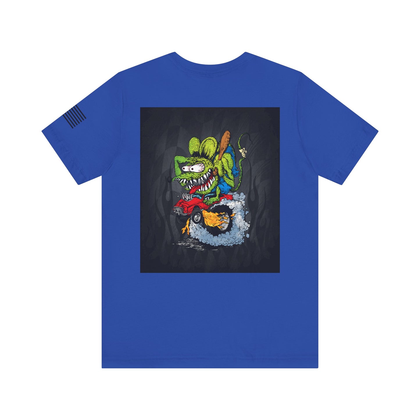 Rat Fink Monster Hot Rod Burnout – Wild Cartoon Drag Racer Tee