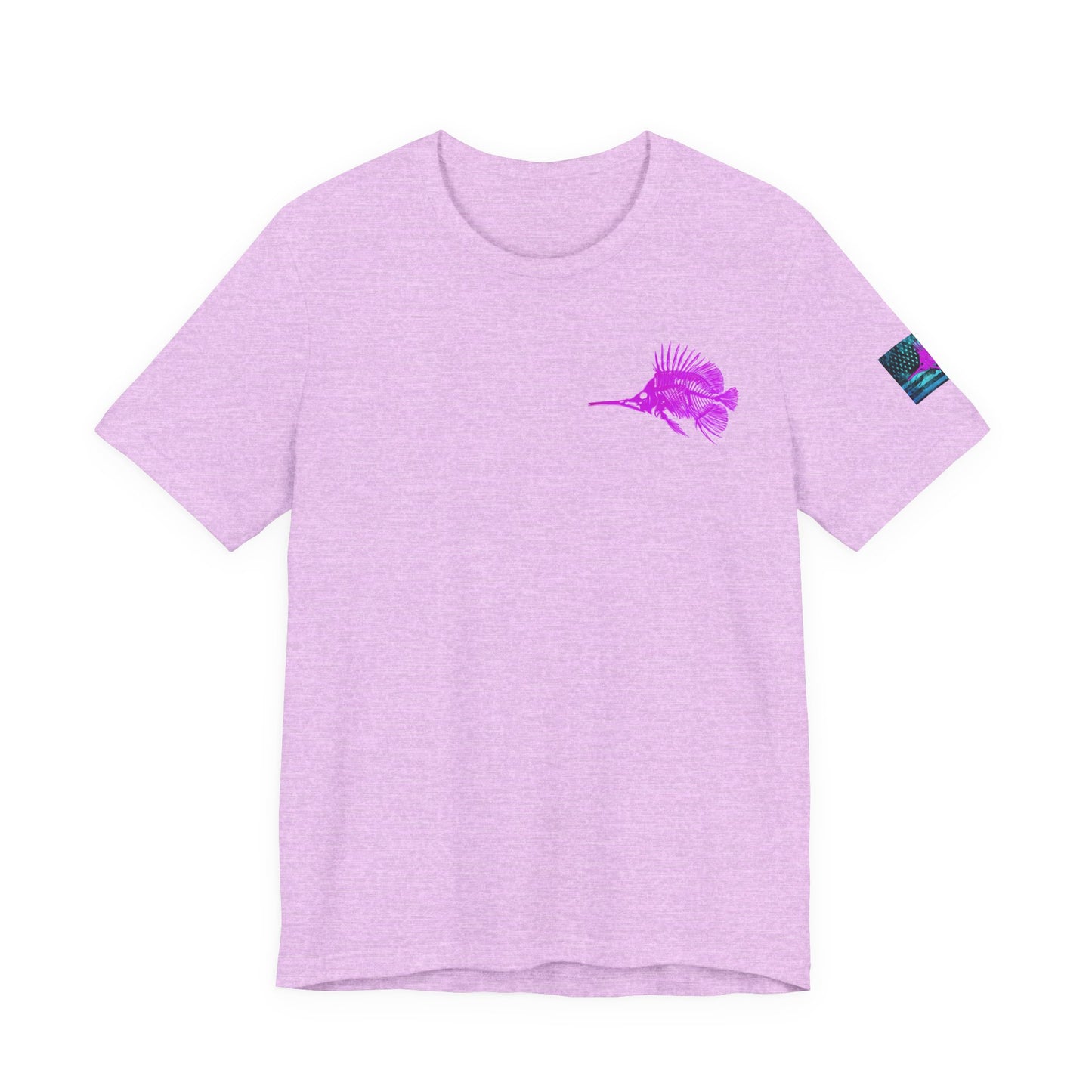 Pink Angler Grunge American Flag Tee, Patriotic USA Shirt, Vintage American Flag