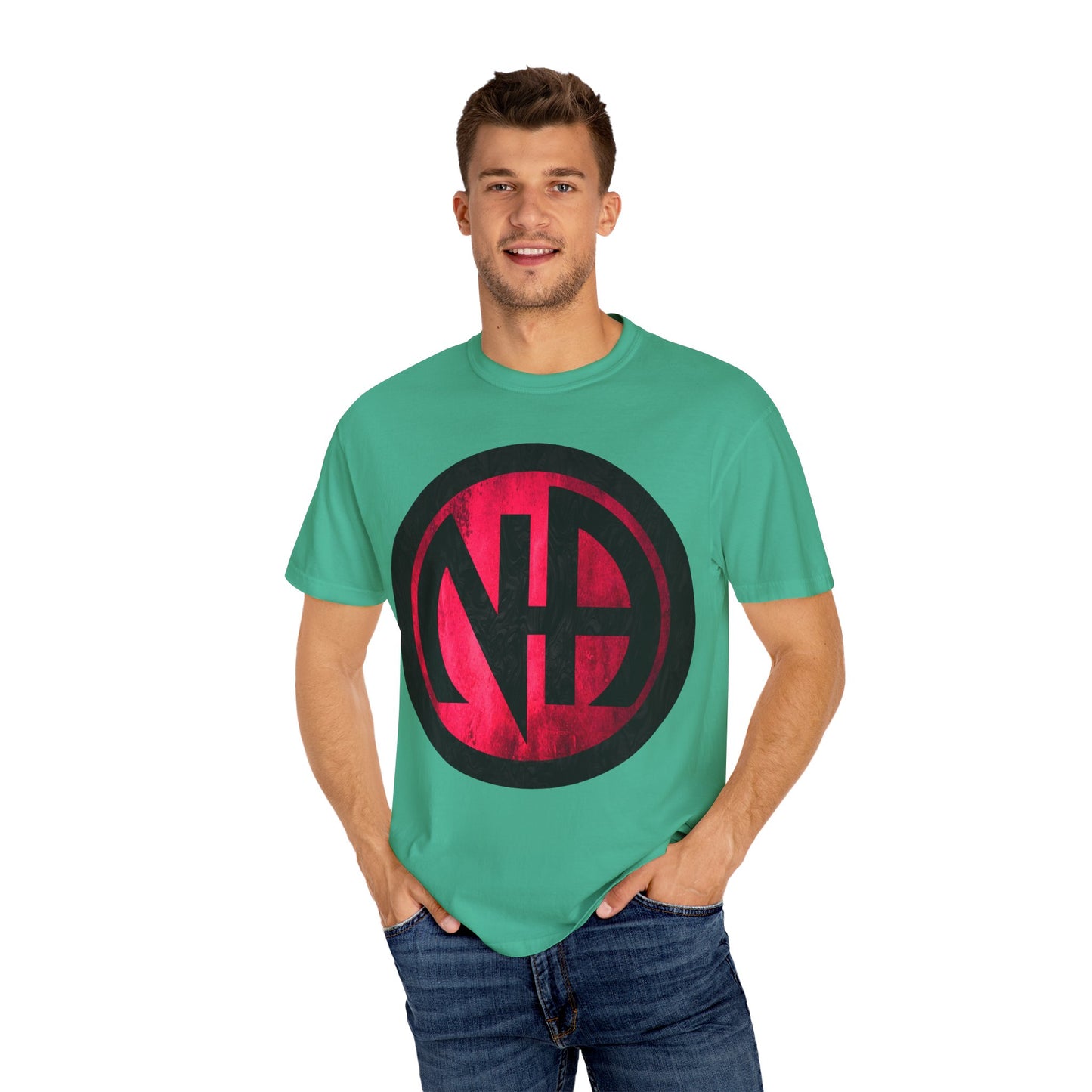 Narcotics Anonymous NA Logo – Grunge Pink & Black Recovery Symbol Art T-Shirt, Recovery T-Shirt