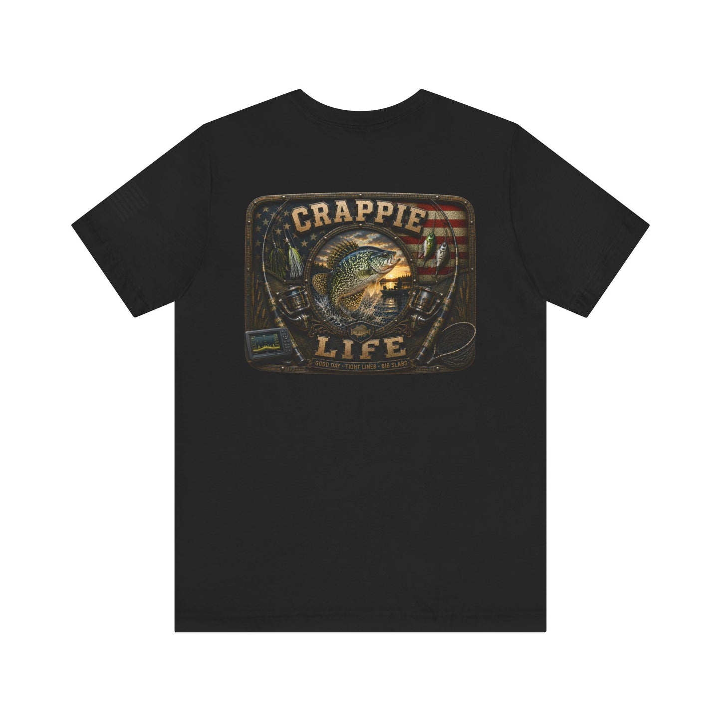 Crappie Life Fishing T-Shirt – WRAEVN OUTDOORS Slab Crappie Angler Tee