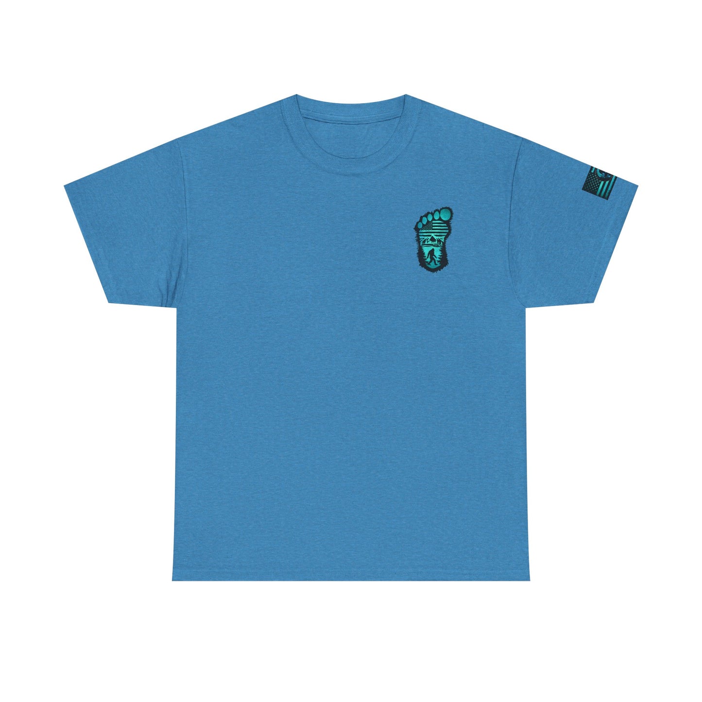 Bigfoot Adventure Unisex Heavy Cotton Tee – Perfect for Outdoorsy Souls, Nature Lovers, Hiking, Camping, Gifts