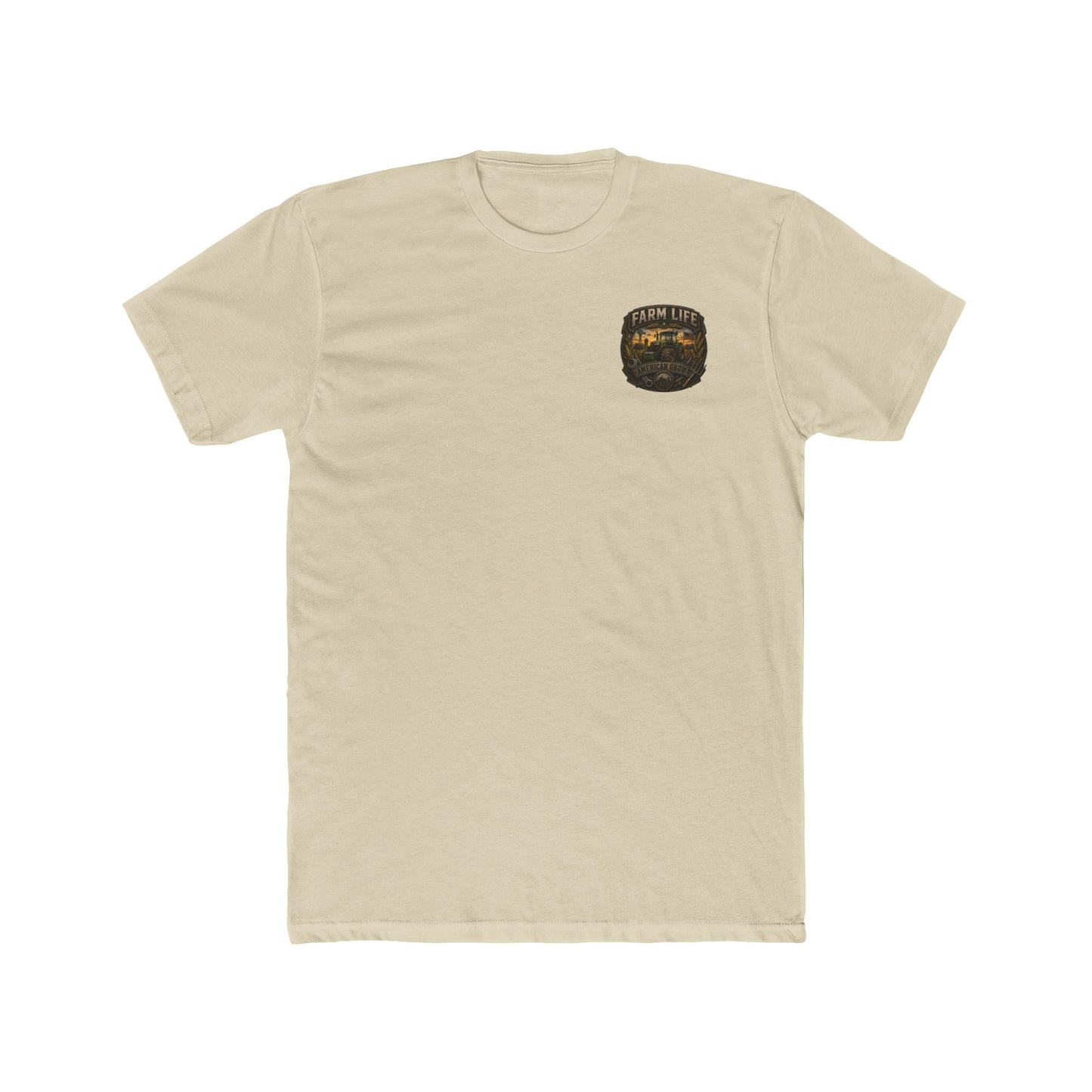Farm Life Graphic Tee — Vintage Tractor & Wheat Field T-Shirt