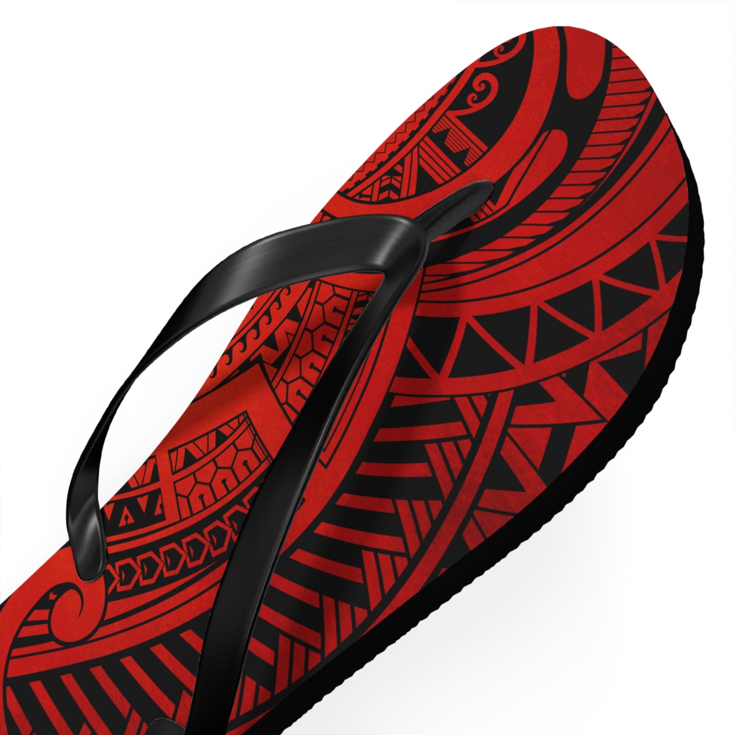 Polynesian Tribal Flip Flops, Summer Footwear, Vacation Sandals, Beach Accessories, Boho Flip Flops
