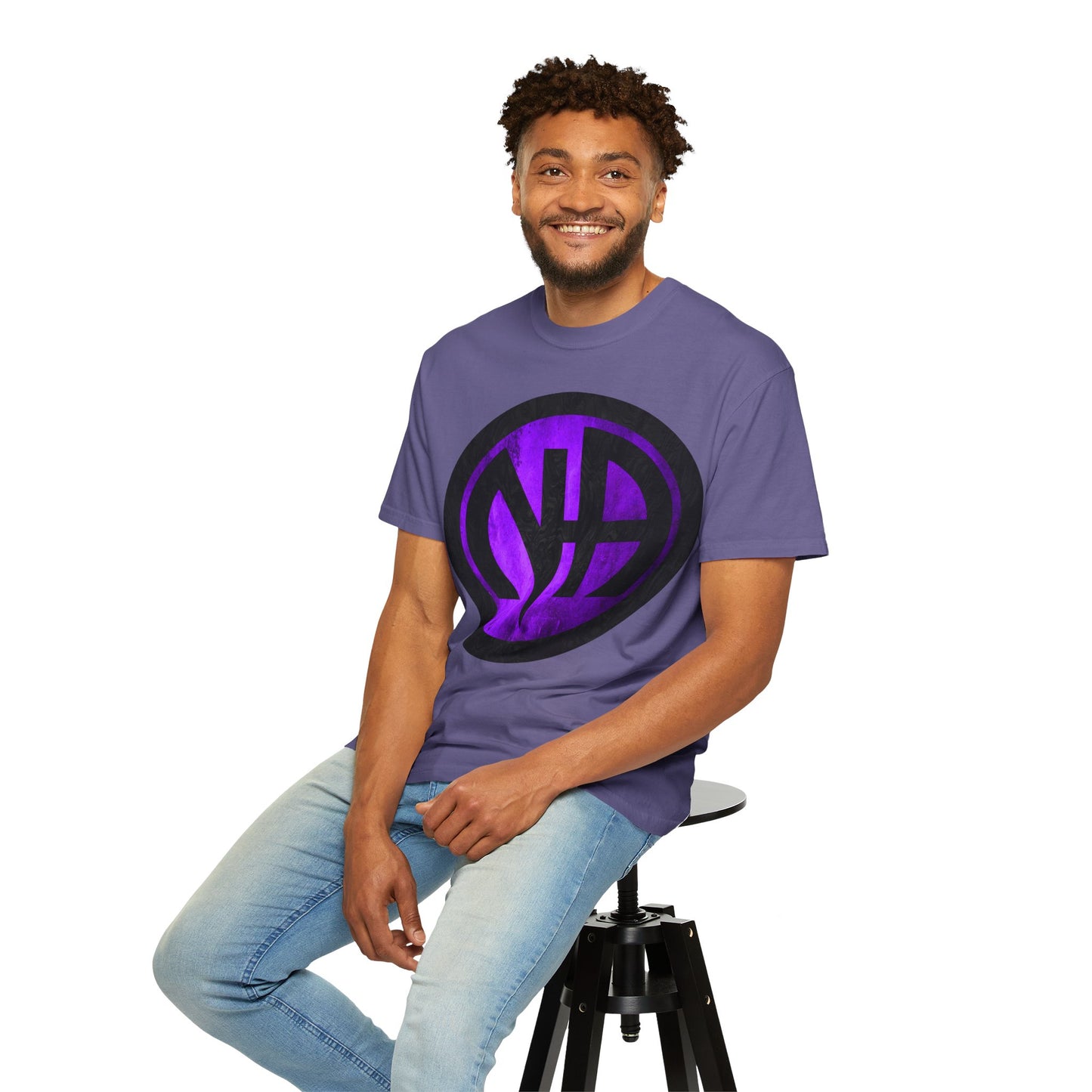 Narcotics Anonymous NA Logo – Purple & Black Recovery Symbol Art T-Shirt, Recovery T-Shirt