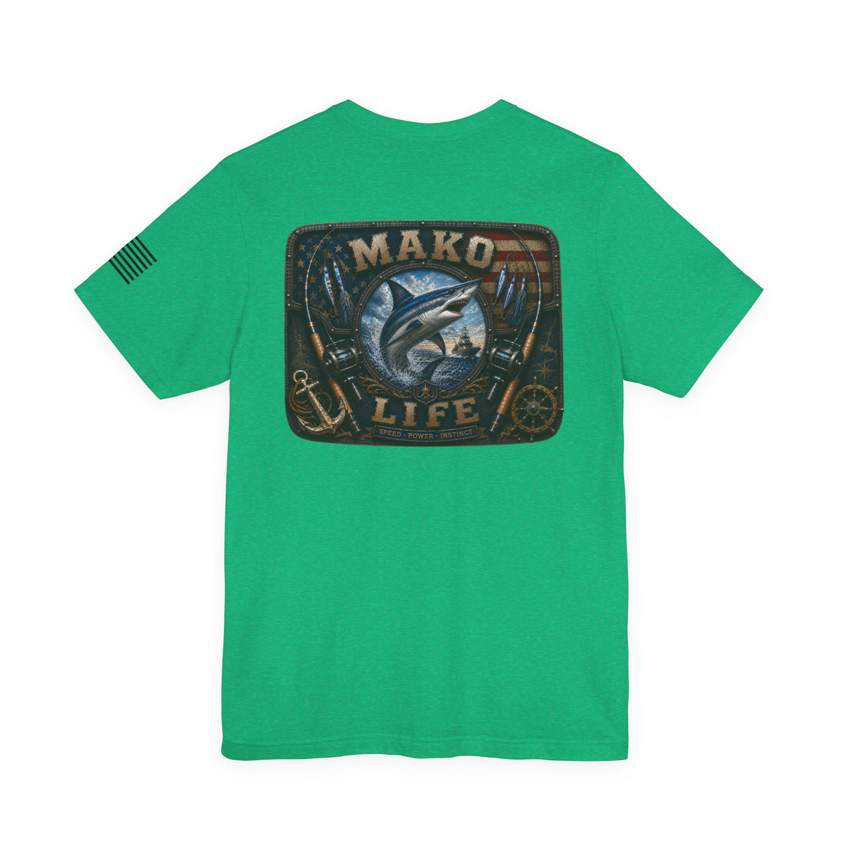 Mako Life Shark Fishing T-Shirt – WRAEVN OUTDOORS Offshore Angler Tee