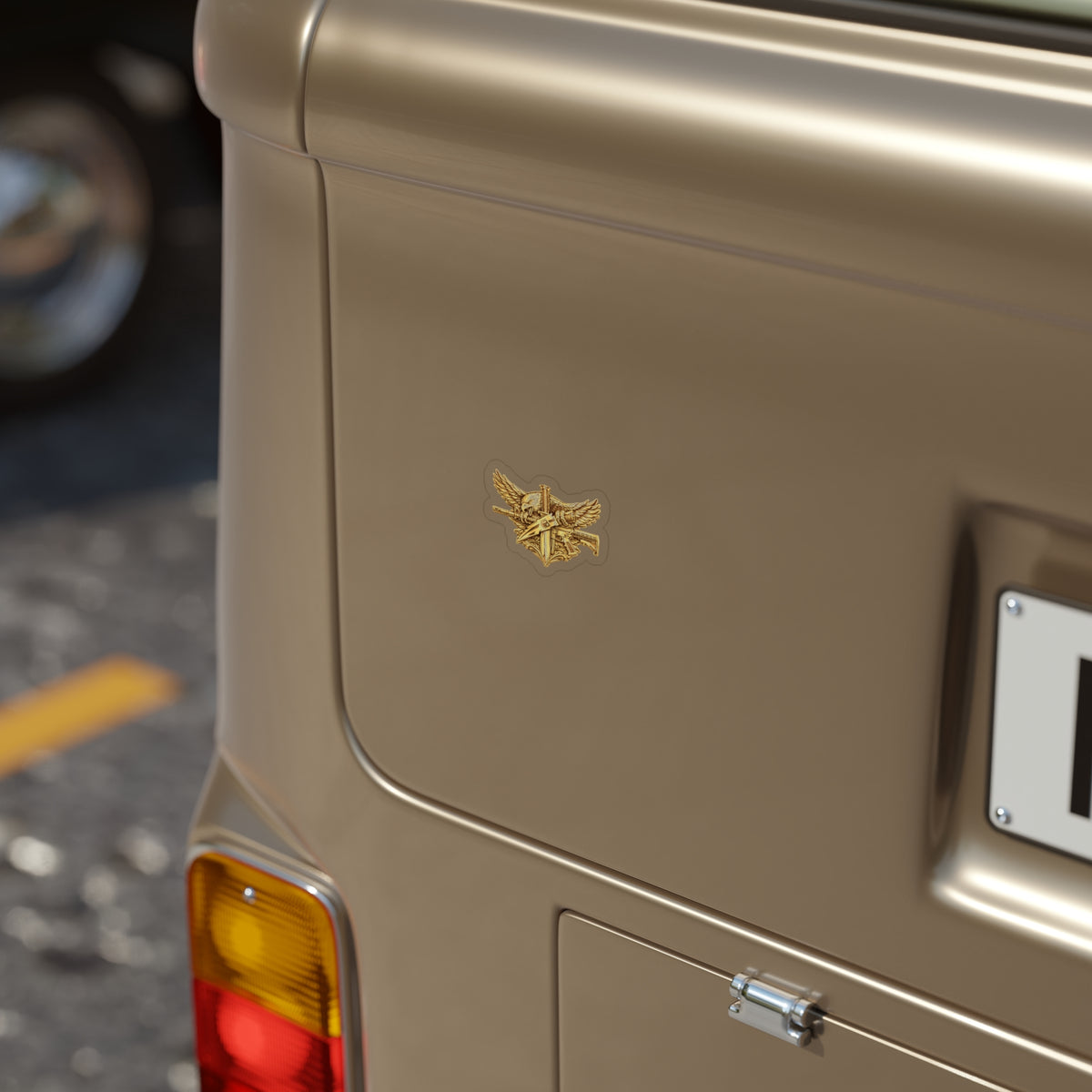 Golden SWAT Operator Tactical Freedom Sticker — Die-Cut Outdoor Vinyl