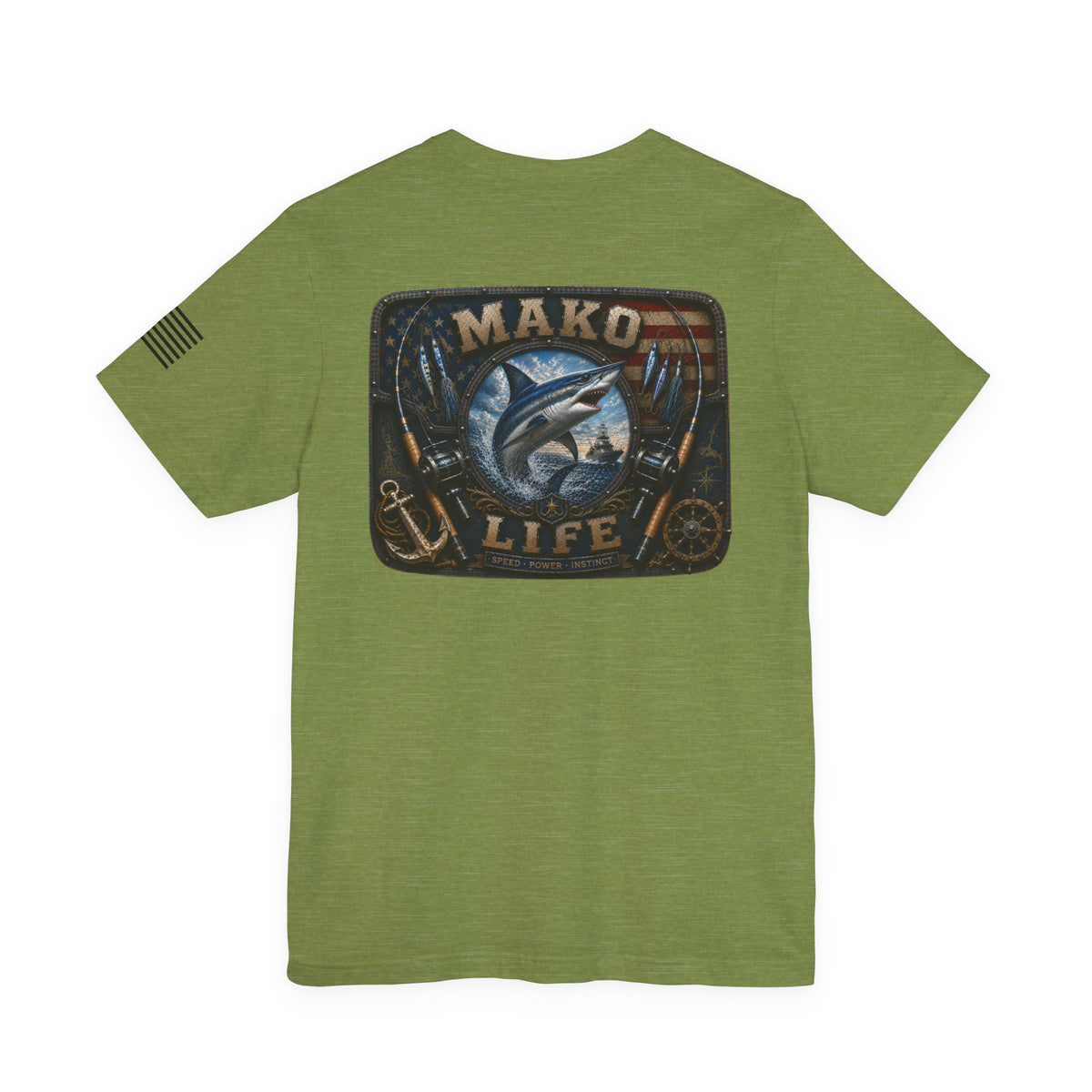 Mako Life Shark Fishing T-Shirt – WRAEVN OUTDOORS Offshore Angler Tee