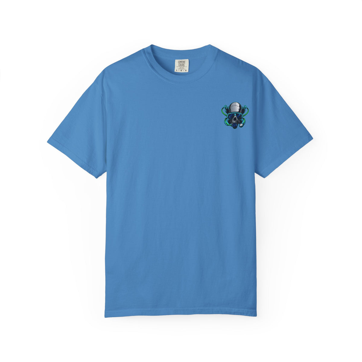 Scuba Skull Unisex T-shirt, Dive Flag Tee, Diving Shirt, Ocean Lover Gift, Beach Wear
