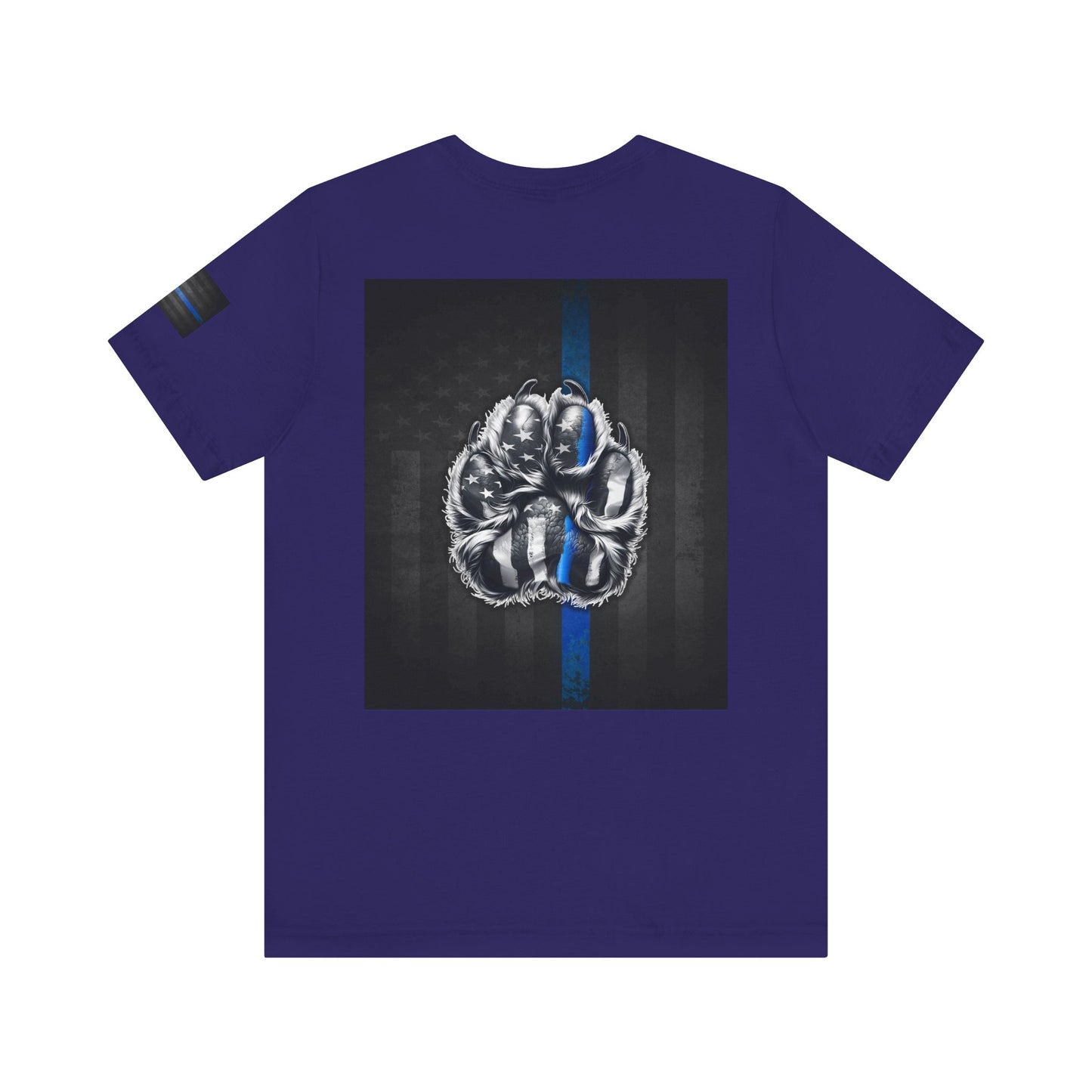 Thin Blue Line K9 Paw Shirt – Thin Blue Line American Patriotic Tee for Law Enforcement Support