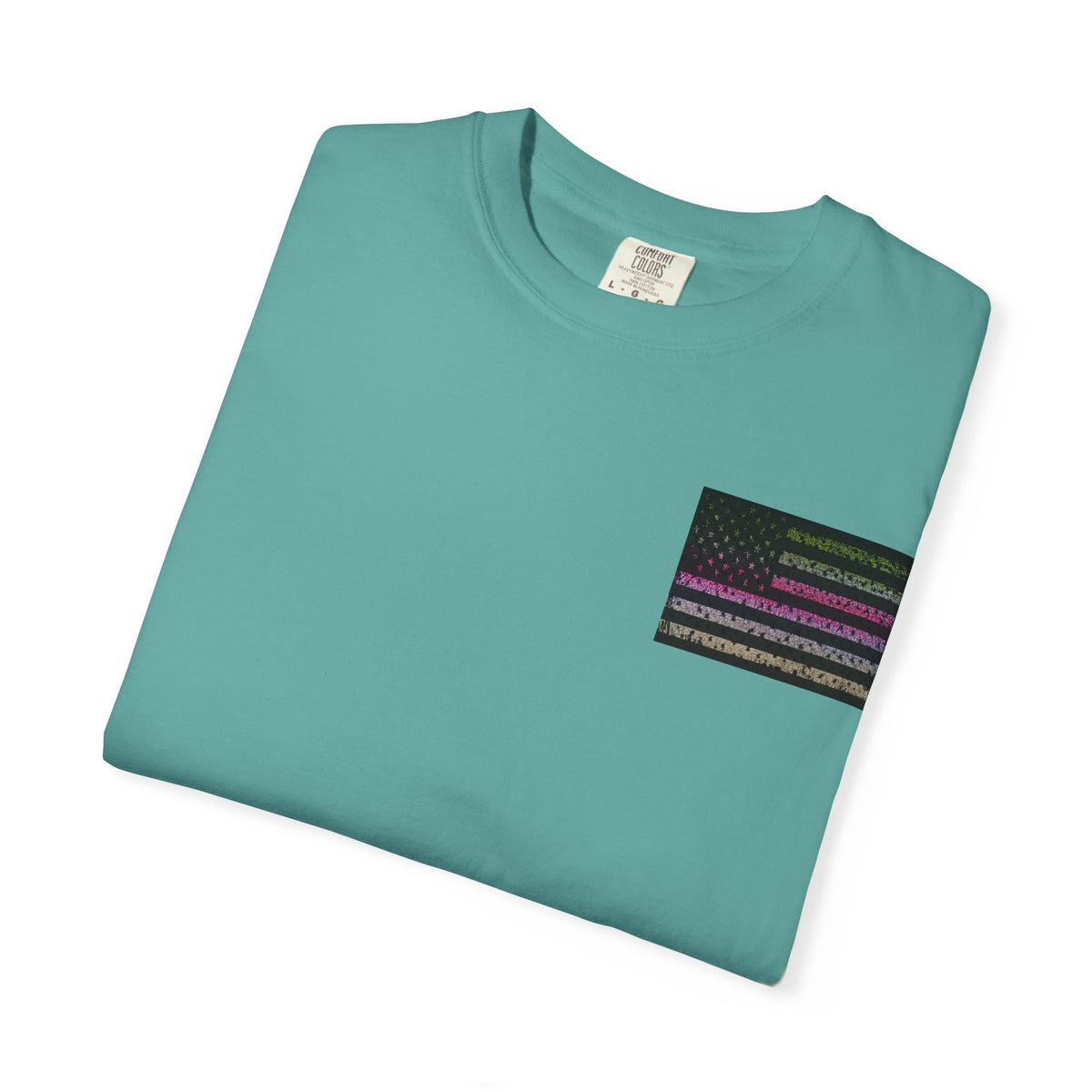 Trout Life T-Shirt — Fishing Graphic Tee with Trout & American Flag