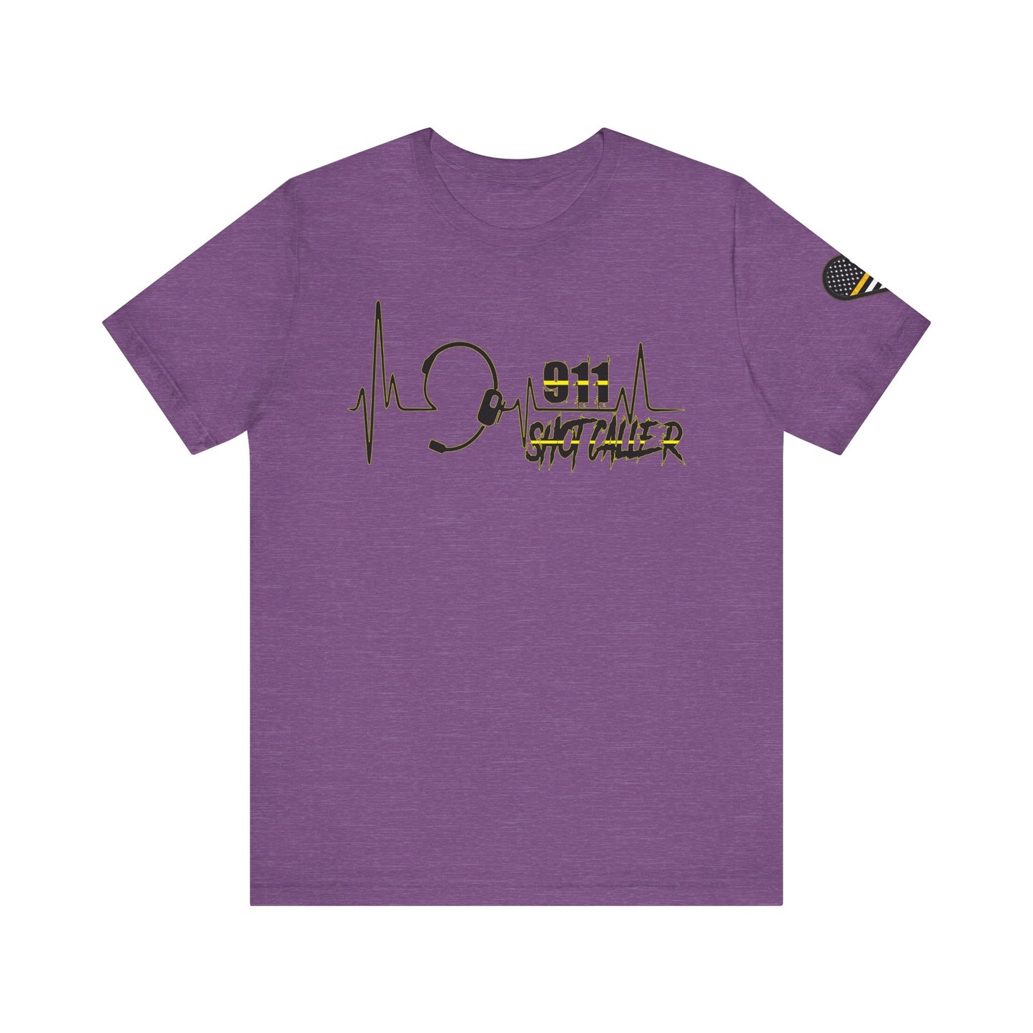 Shot Caller Sugarskull Tee, Dispatcher T-Shirt, 911 Operator Shirt, Unisex Jersey Tee, Short Sleeve Top