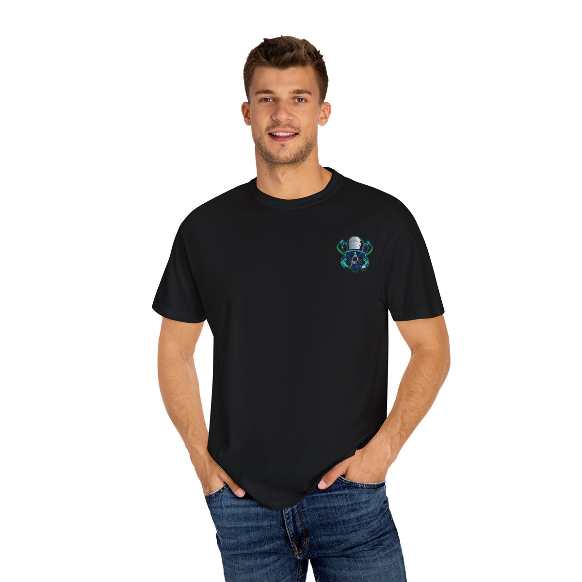 Scuba Skull Unisex T-shirt, Dive Flag Tee, Diving Shirt, Ocean Lover Gift, Beach Wear