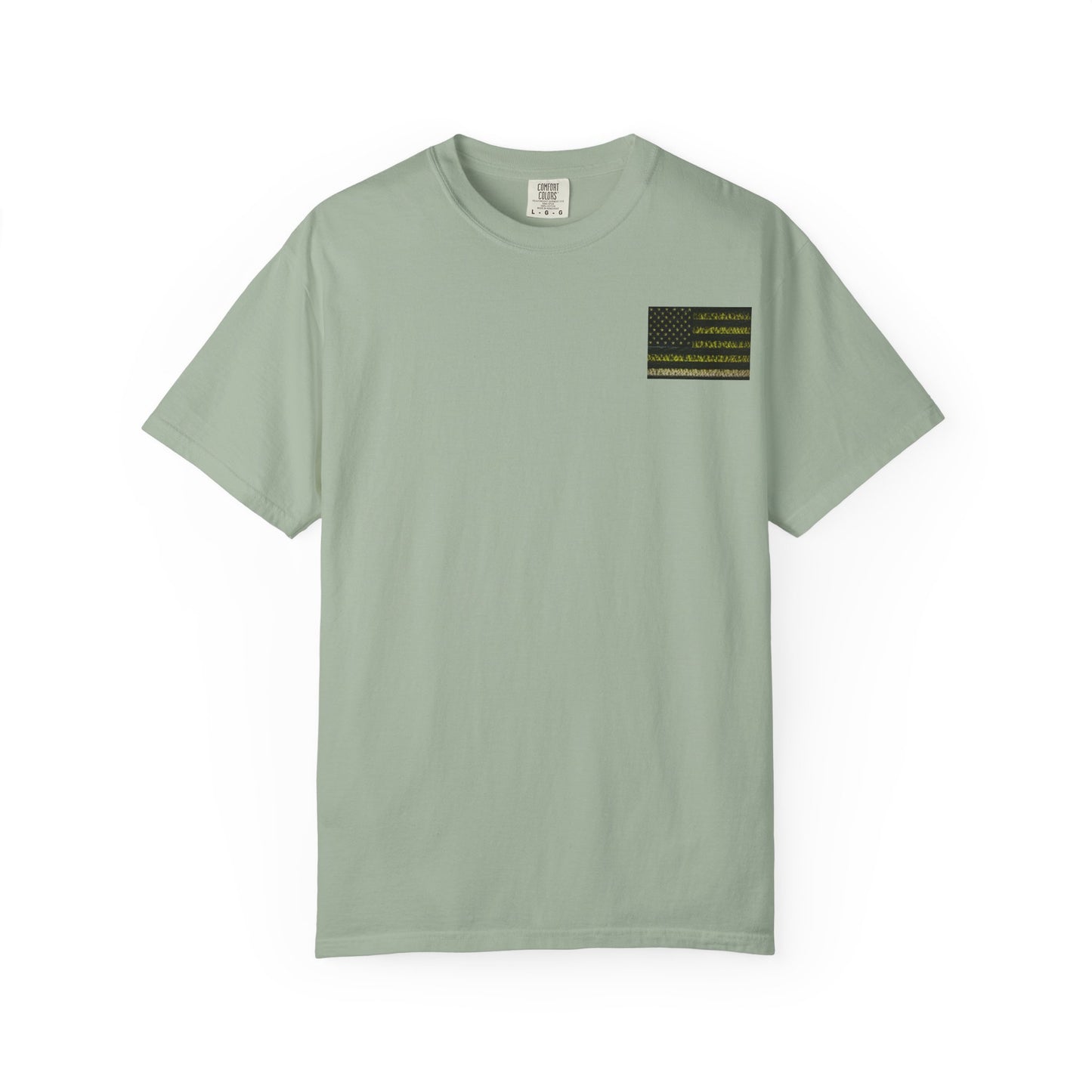 Bass Life T-Shirt — Retro American Flag Bass Fishing Tee
