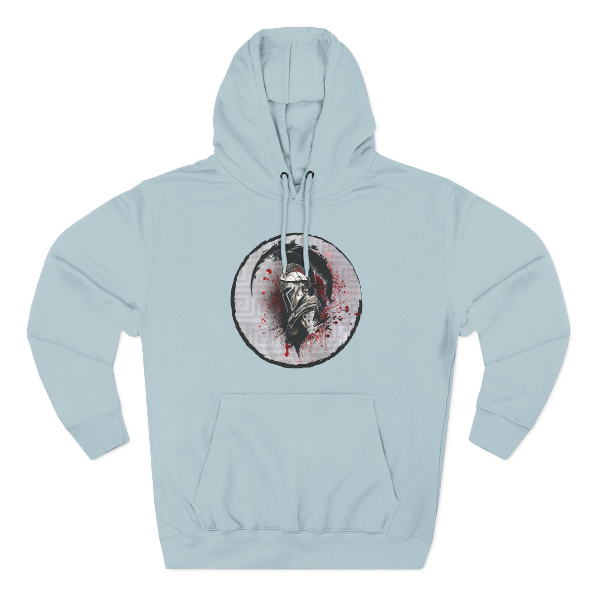 Three-Panel Fleece Hoodie Spartan Warrior