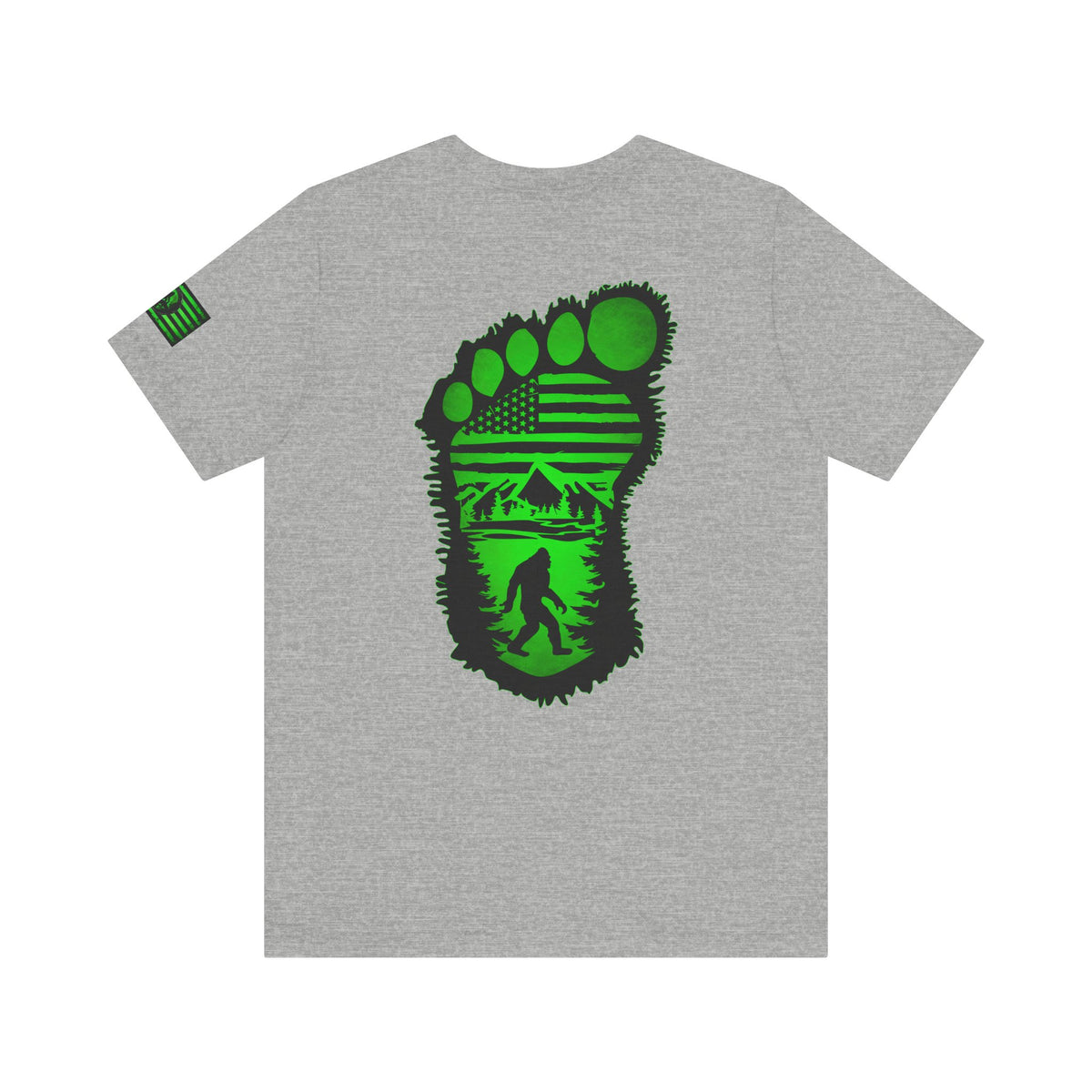 Bigfoot Adventure Tee, Unisex Graphic Tee, Nature Lovers Shirt, Hiking Outfit, Outdoor Exploration Clothing